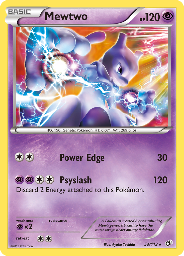 Mewtwo (53/113) [Black & White: Legendary Treasures] | Mega City Incorporated