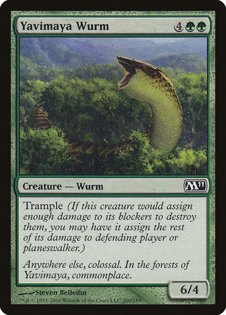 Yavimaya Wurm [Magic 2011] | Mega City Incorporated