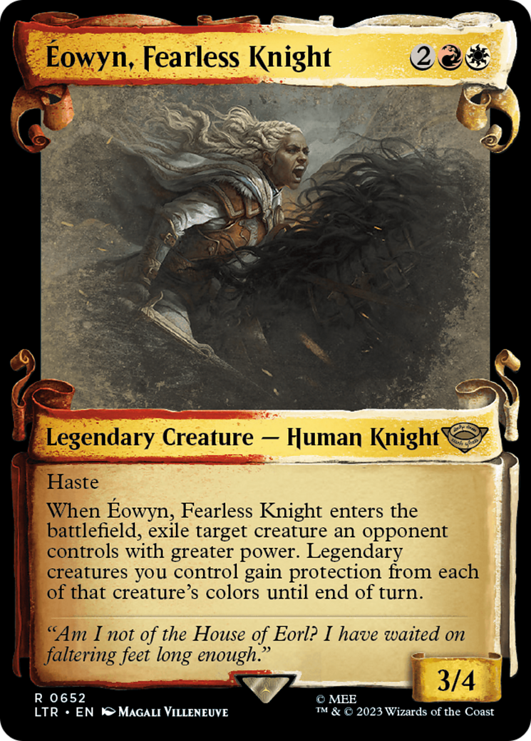 Eowyn, Fearless Knight [The Lord of the Rings: Tales of Middle-Earth Showcase Scrolls] | Mega City Incorporated