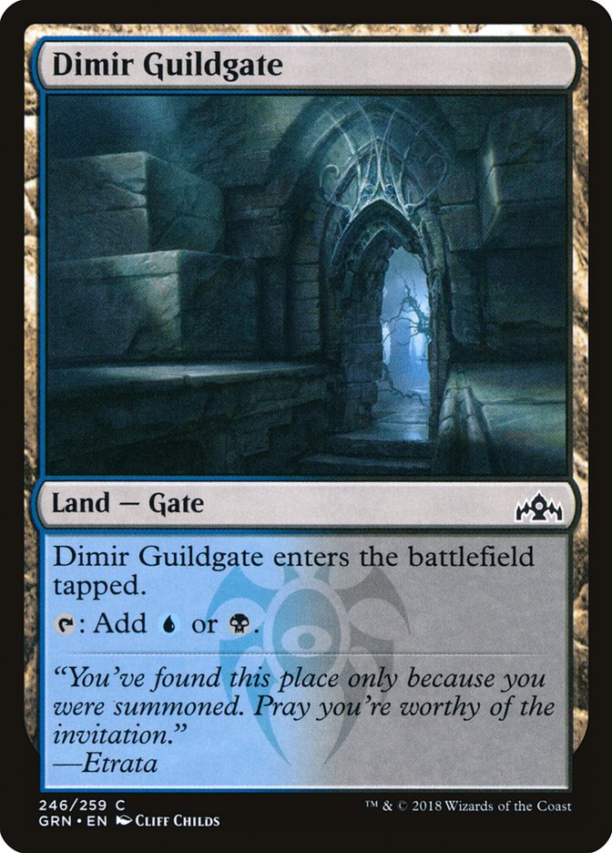 Dimir Guildgate (246/259) [Guilds of Ravnica] | Mega City Incorporated