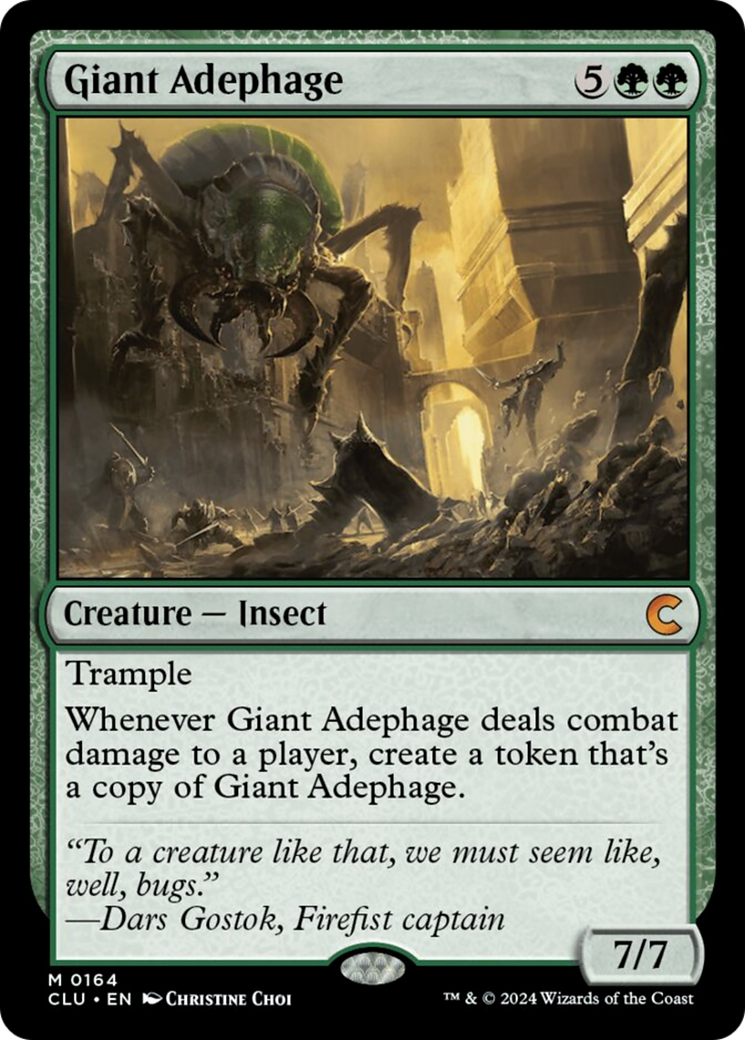 Giant Adephage [Ravnica: Clue Edition] | Mega City Incorporated