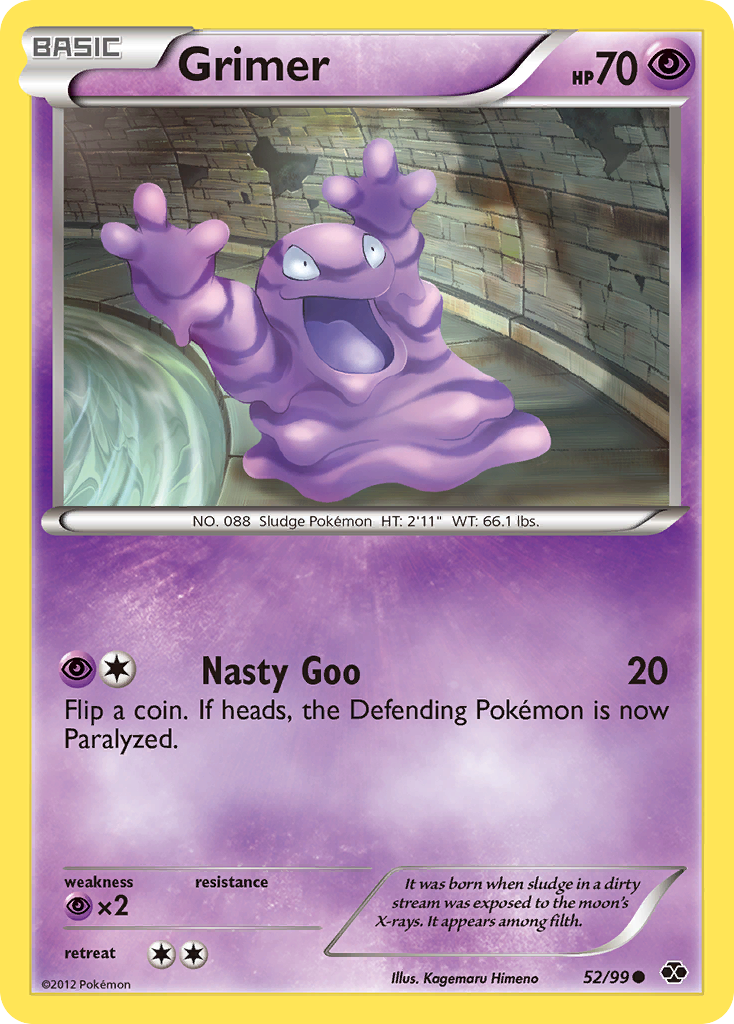 Grimer (52/99) [Black & White: Next Destinies] | Mega City Incorporated