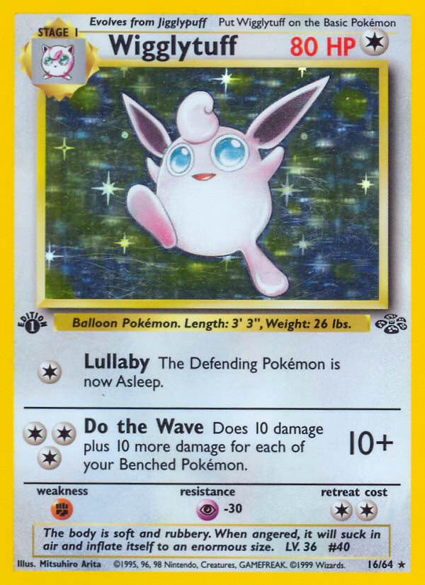 Wigglytuff (16/64) [Jungle 1st Edition] | Mega City Incorporated