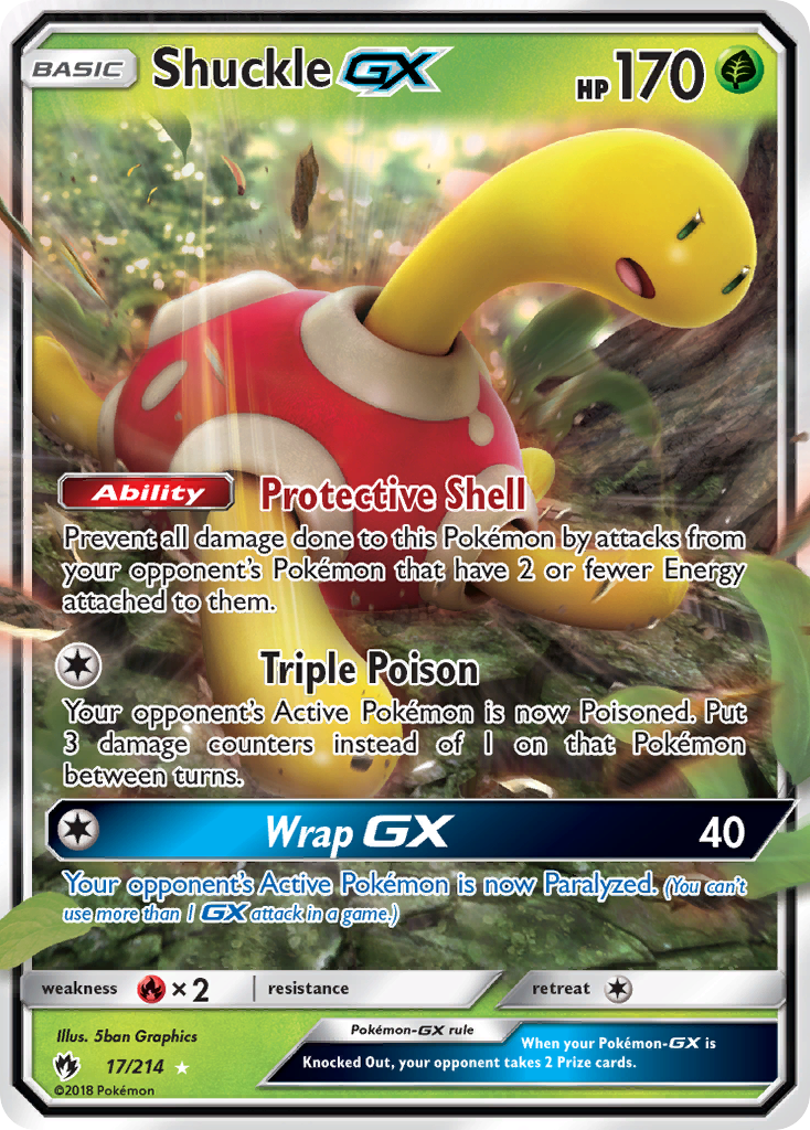 Shuckle GX (17/214) [Sun & Moon: Lost Thunder] | Mega City Incorporated