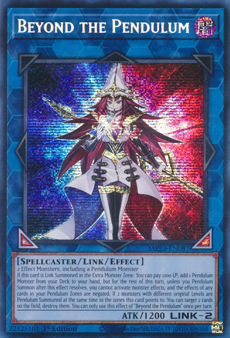 Beyond the Pendulum [MP23-EN087] Prismatic Secret Rare | Mega City Incorporated