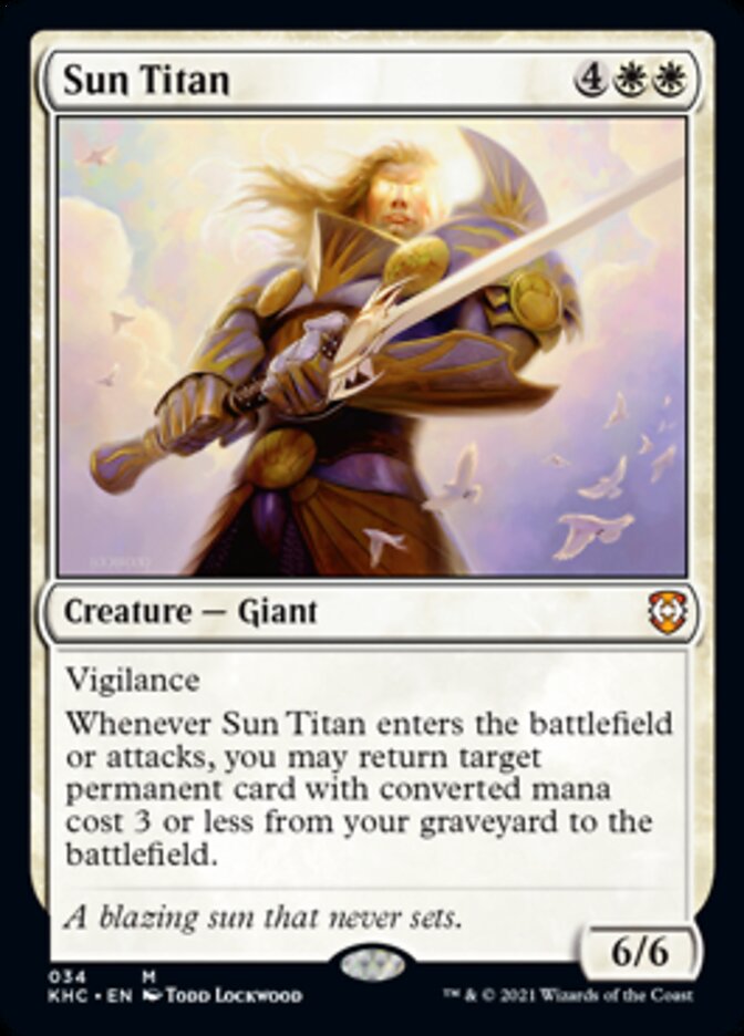 Sun Titan [Kaldheim Commander] | Mega City Incorporated