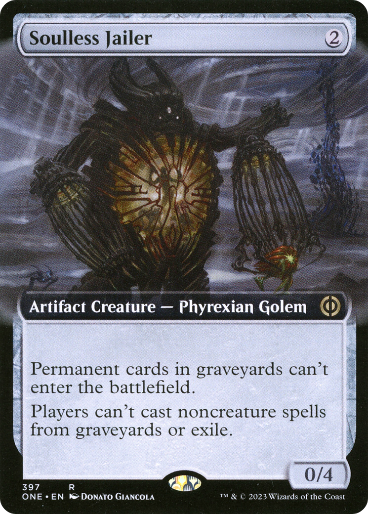 Soulless Jailer (Extended Art) [Phyrexia: All Will Be One] | Mega City Incorporated