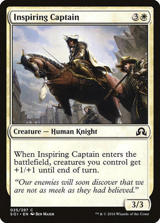 Inspiring Captain [Shadows over Innistrad] | Mega City Incorporated