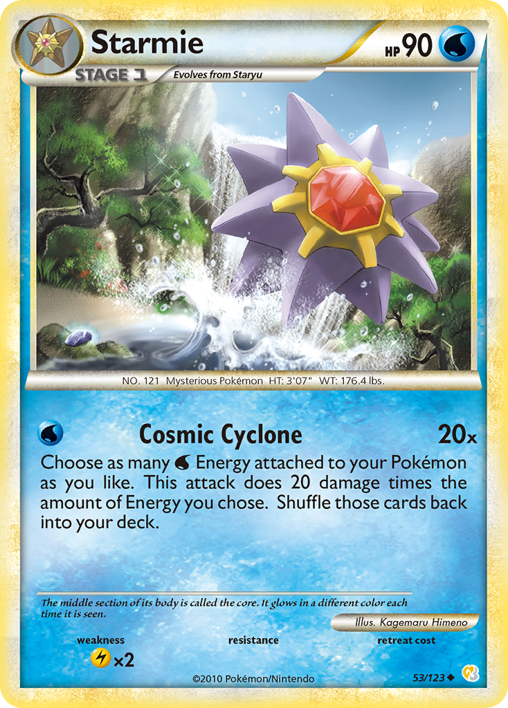 Starmie (53/123) [HeartGold & SoulSilver: Base Set] | Mega City Incorporated