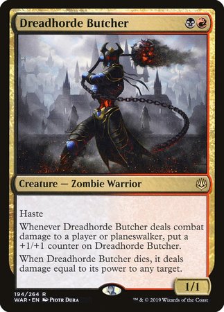 Dreadhorde Butcher [War of the Spark] | Mega City Incorporated