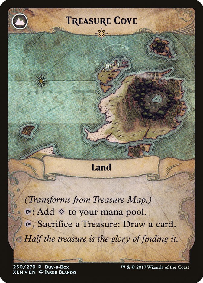 Treasure Map // Treasure Cove (Buy-A-Box) [Ixalan Treasure Chest] | Mega City Incorporated