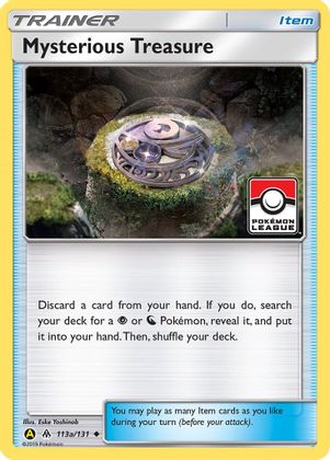 Mysterious Treasure (113a/131) (League Promo) [Sun & Moon: Forbidden Light] | Mega City Incorporated