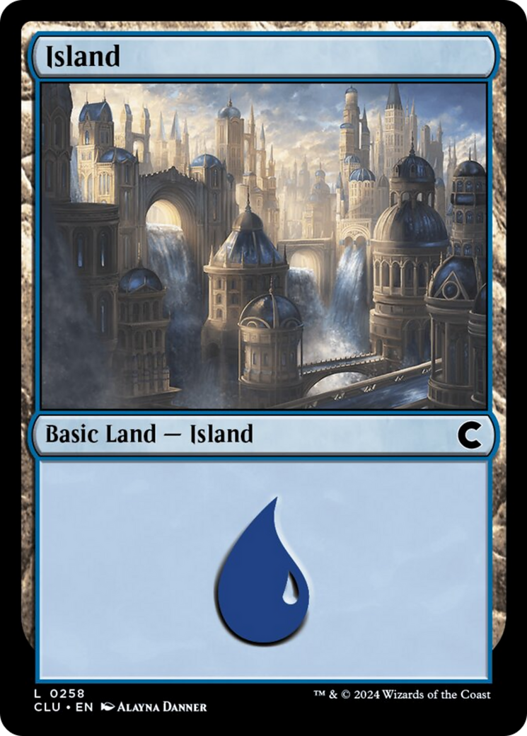 Island (0258) [Ravnica: Clue Edition] | Mega City Incorporated