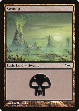 Swamp (296) [Mirrodin] | Mega City Incorporated