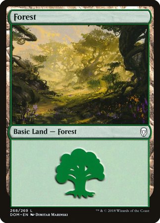 Forest (268) [Dominaria] | Mega City Incorporated