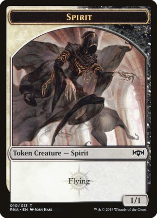 Spirit Token [Ravnica Allegiance Tokens] | Mega City Incorporated