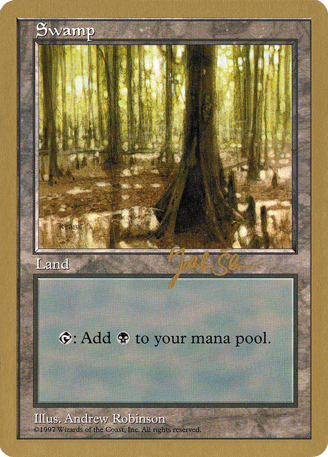 Swamp (js439) (Jakub Slemr) [World Championship Decks 1997] | Mega City Incorporated