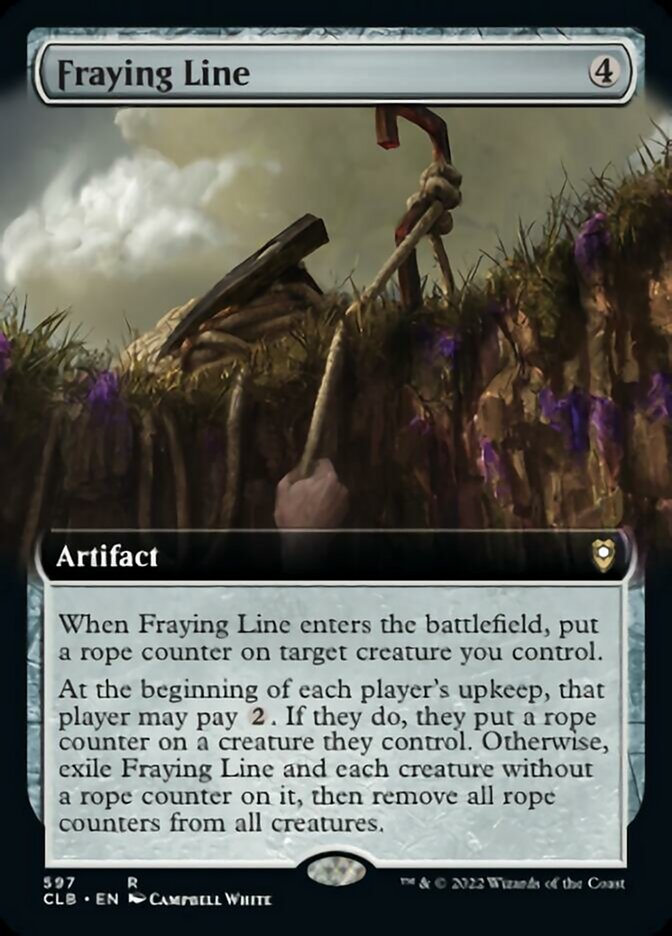 Fraying Line (Extended Art) [Commander Legends: Battle for Baldur's Gate] | Mega City Incorporated