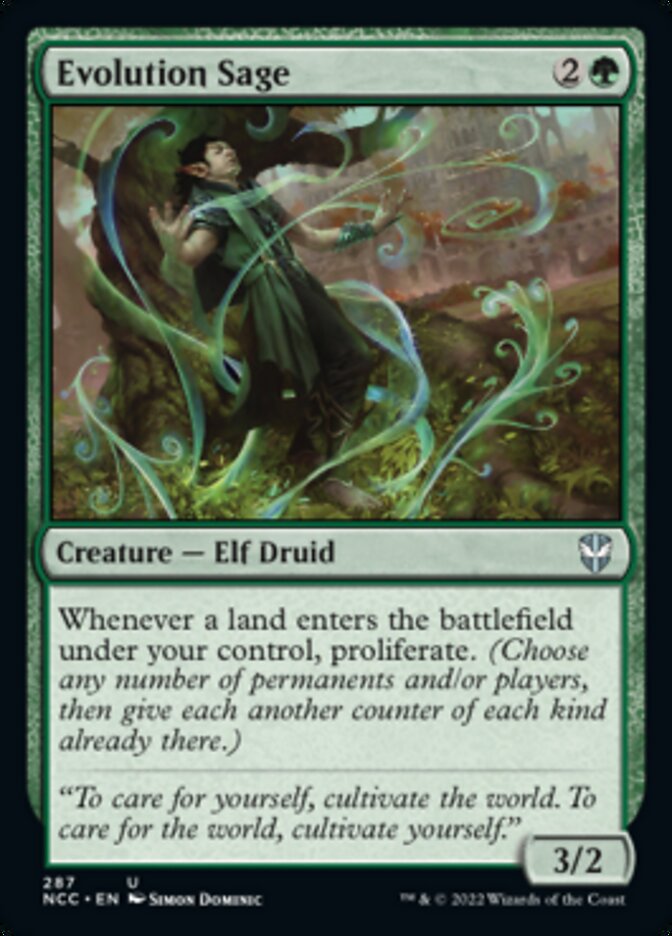 Evolution Sage [Streets of New Capenna Commander] | Mega City Incorporated