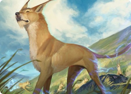 Blink Dog Art Card [Dungeons & Dragons: Adventures in the Forgotten Realms Art Series] | Mega City Incorporated