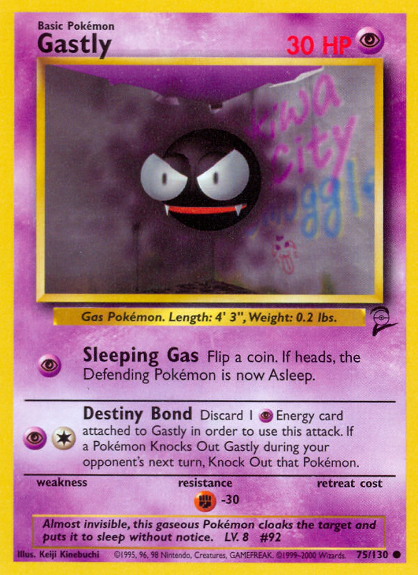 Gastly (75/130) [Base Set 2] | Mega City Incorporated