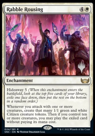 Rabble Rousing (Promo Pack) [Streets of New Capenna Promos] | Mega City Incorporated