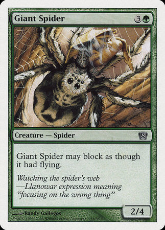 Giant Spider [Eighth Edition] | Mega City Incorporated