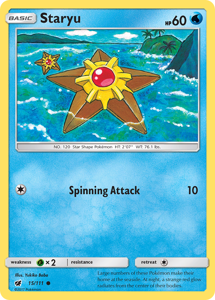 Staryu (15/111) [Sun & Moon: Crimson Invasion] | Mega City Incorporated