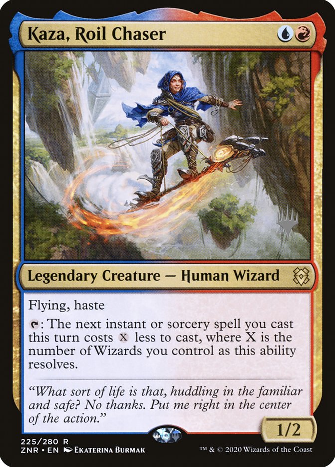 Kaza, Roil Chaser (Promo Pack) [Zendikar Rising Promos] | Mega City Incorporated