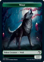 Centaur // Wolf Double-Sided Token [Innistrad: Midnight Hunt Commander Tokens] | Mega City Incorporated