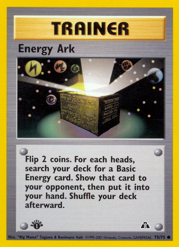 Energy Ark (75/75) [Neo Discovery 1st Edition] | Mega City Incorporated