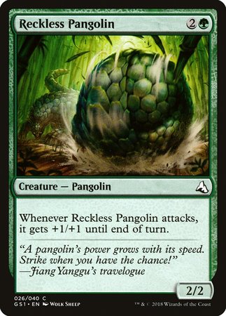 Reckless Pangolin [Global Series Jiang Yanggu & Mu Yanling] | Mega City Incorporated