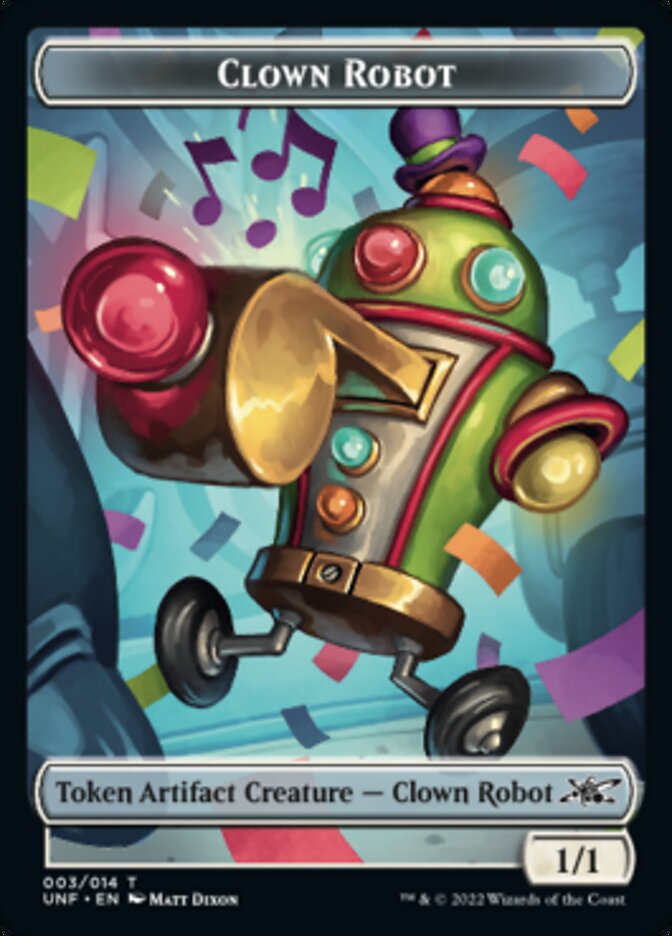 Clown Robot (003) Token [Unfinity Tokens] | Mega City Incorporated