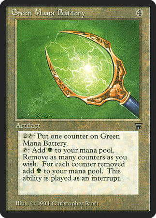 Green Mana Battery [Legends] | Mega City Incorporated