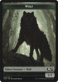 Zombie // Wolf Double-Sided Token [Game Night 2019 Tokens] | Mega City Incorporated