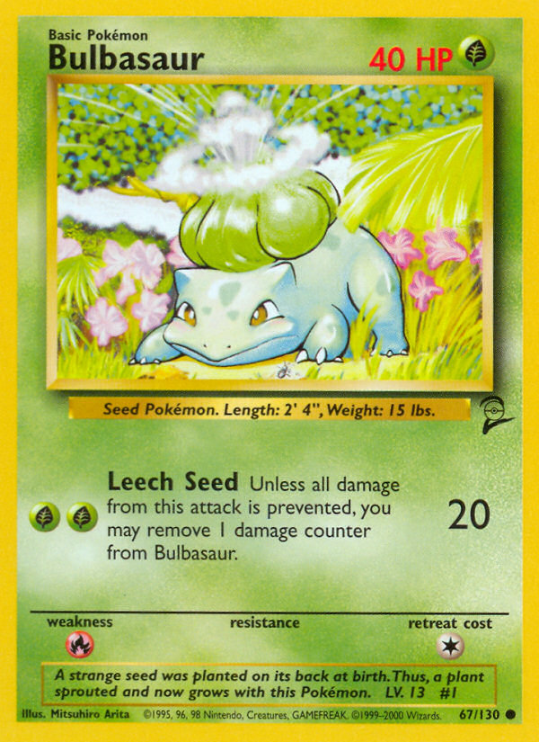 Bulbasaur (67/130) [Base Set 2] | Mega City Incorporated