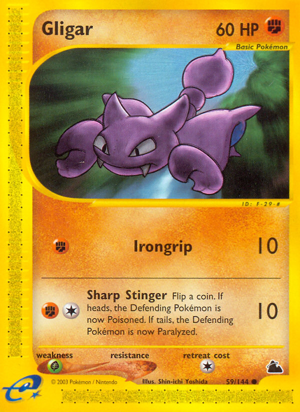 Gligar (59/144) [Skyridge] | Mega City Incorporated