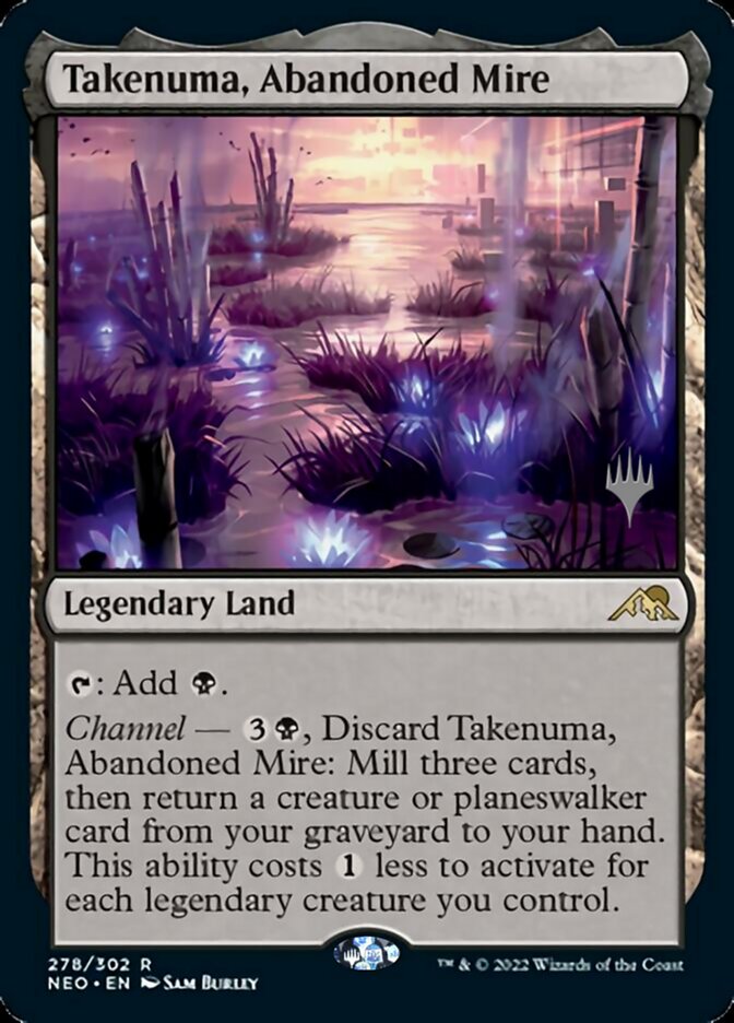 Takenuma, Abandoned Mire (Promo Pack) [Kamigawa: Neon Dynasty Promos] | Mega City Incorporated