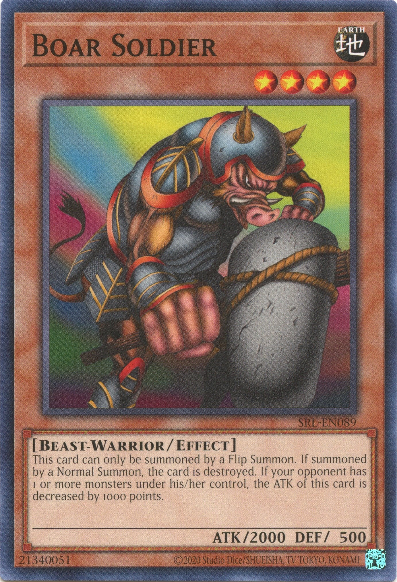 Boar Soldier (25th Anniversary) [SRL-EN089] Common | Mega City Incorporated