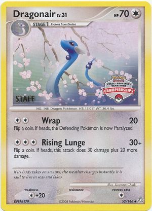 Dragonair (52/146) (State Province Territory Championship Staff) [Diamond & Pearl: Legends Awakened] | Mega City Incorporated