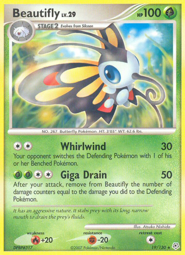 Beautifly (19/130) [Diamond & Pearl: Base Set] | Mega City Incorporated