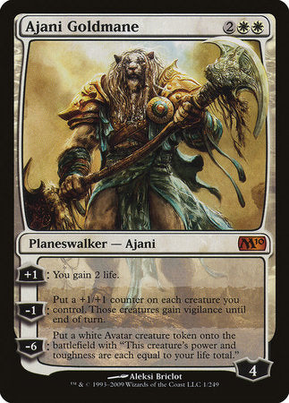 Ajani Goldmane [Magic 2010] | Mega City Incorporated