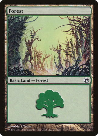 Forest (247) [Scars of Mirrodin] | Mega City Incorporated