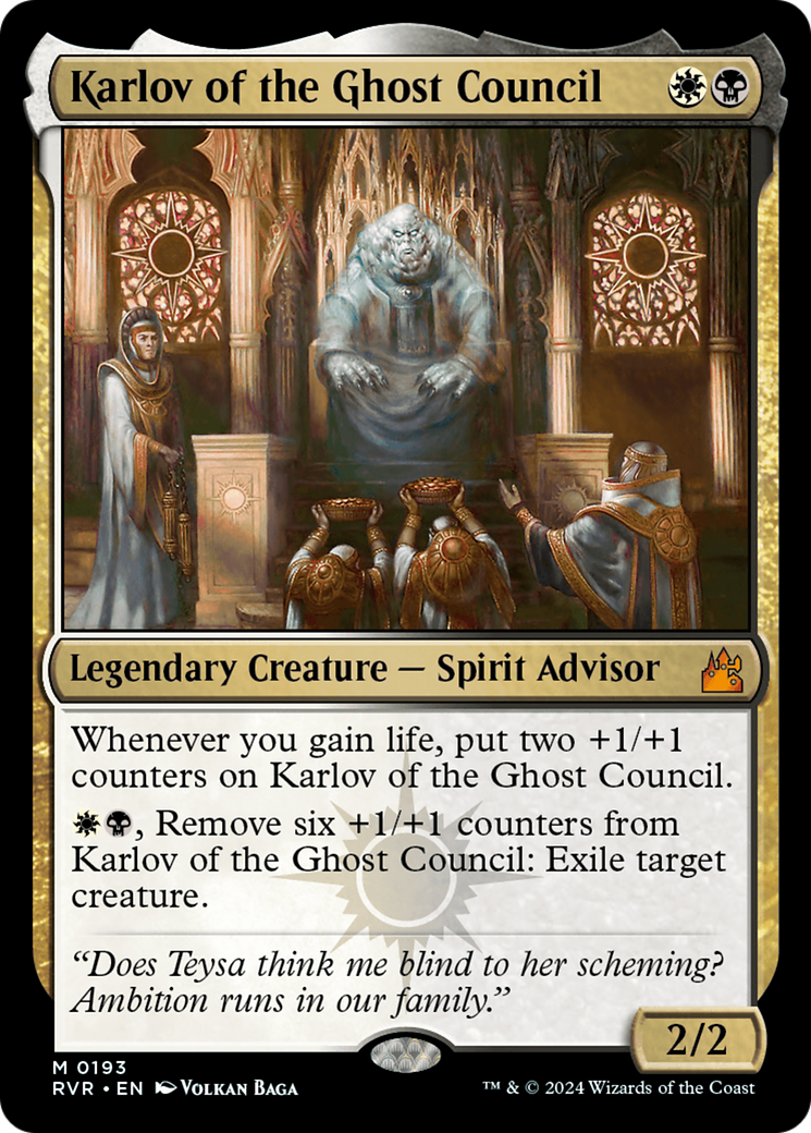 Karlov of the Ghost Council [Ravnica Remastered] | Mega City Incorporated