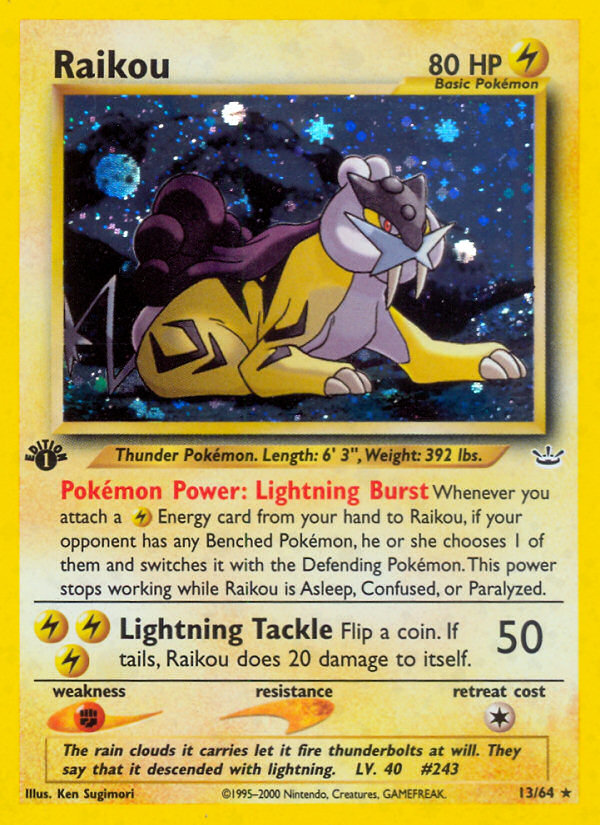 Raikou (13/64) [Neo Revelation 1st Edition] | Mega City Incorporated