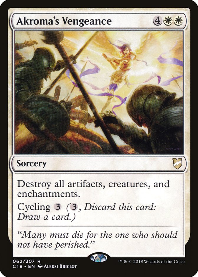 Akroma's Vengeance [Commander 2018] | Mega City Incorporated