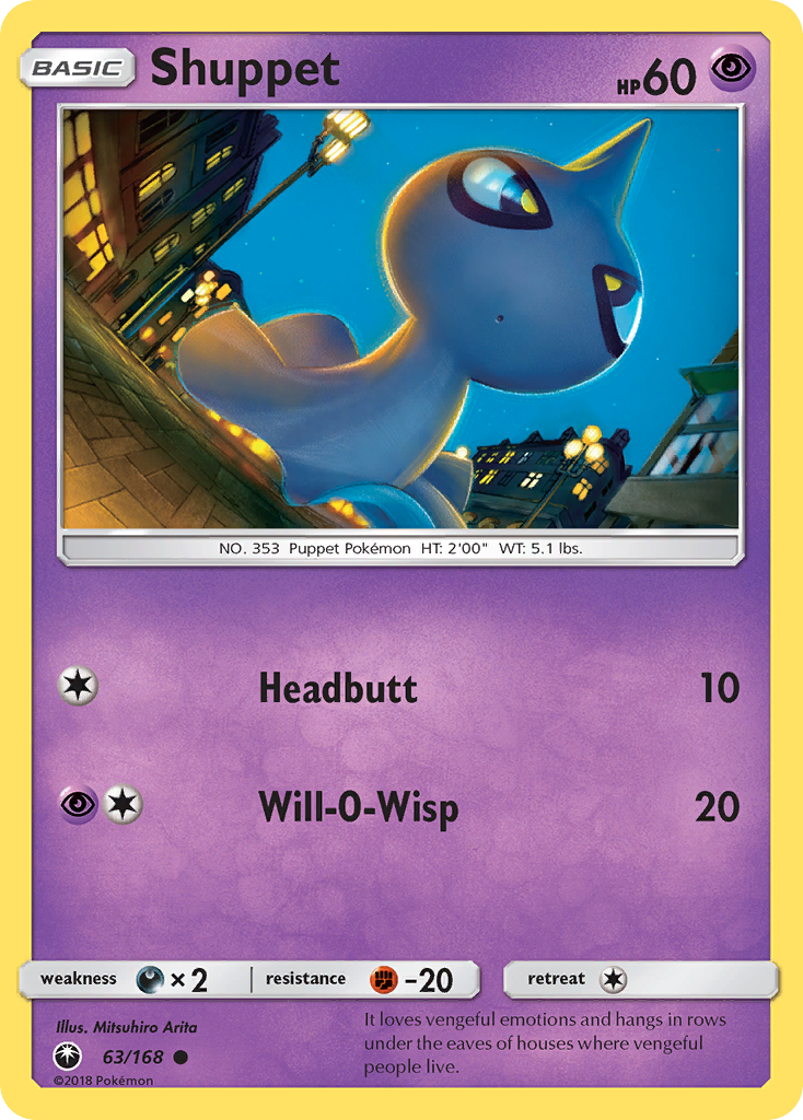 Shuppet (63/168) [Sun & Moon: Celestial Storm] | Mega City Incorporated