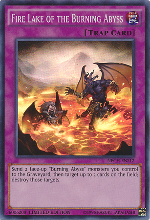 Fire Lake of the Burning Abyss (SE) [NECH-ENS12] Super Rare | Mega City Incorporated