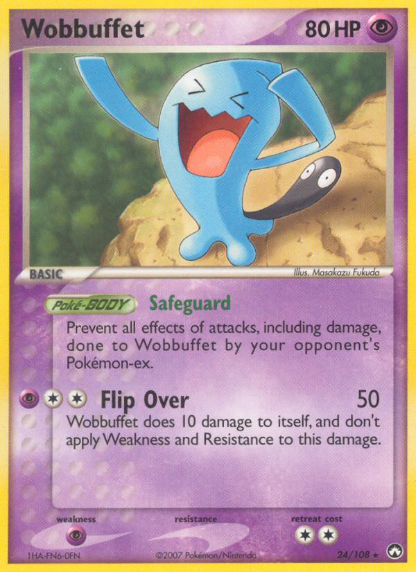 Wobbuffet (24/108) [EX: Power Keepers] | Mega City Incorporated