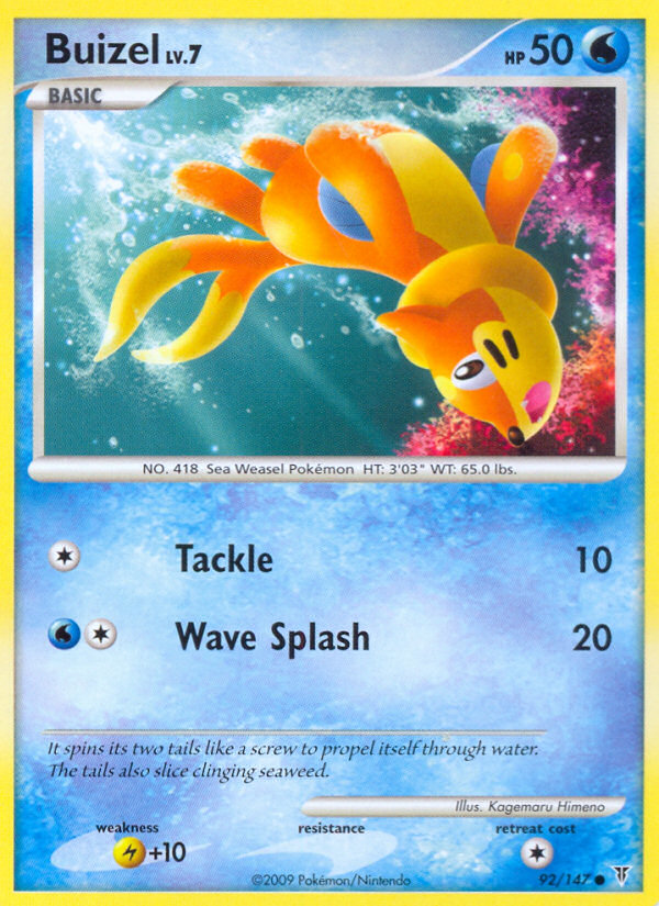 Buizel (92/147) [Platinum: Supreme Victors] | Mega City Incorporated